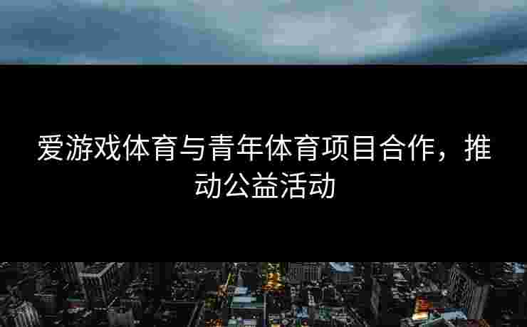 爱游戏体育与青年体育项目合作，推动公益活动