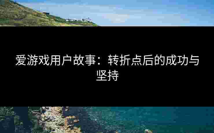 爱游戏用户故事：转折点后的成功与坚持