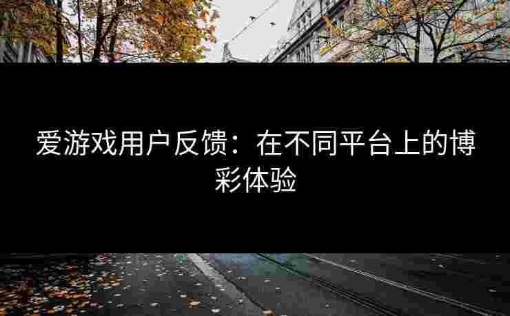 爱游戏用户反馈：在不同平台上的博彩体验
