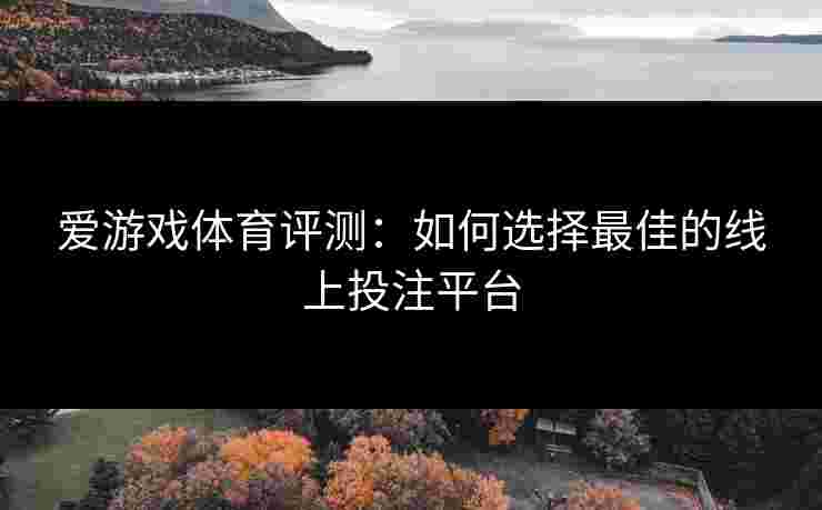 爱游戏体育评测：如何选择最佳的线上投注平台