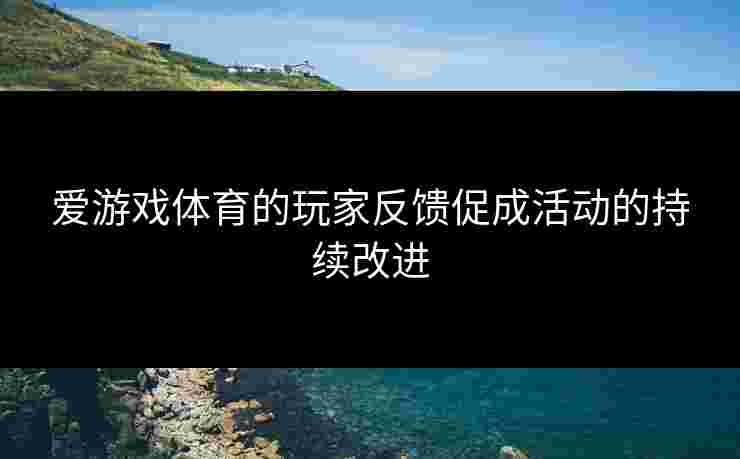 爱游戏体育的玩家反馈促成活动的持续改进