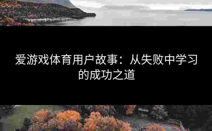 爱游戏体育用户故事：从失败中学习的成功之道